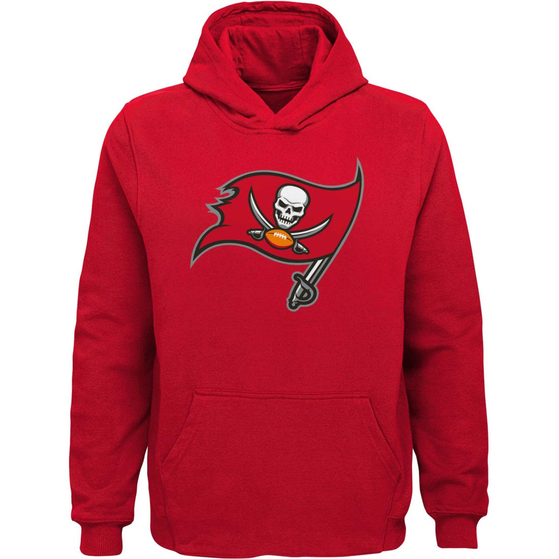 Tampa Bay Buccaneers Youth Team Logo Pullover Hoodie Red - NFL
