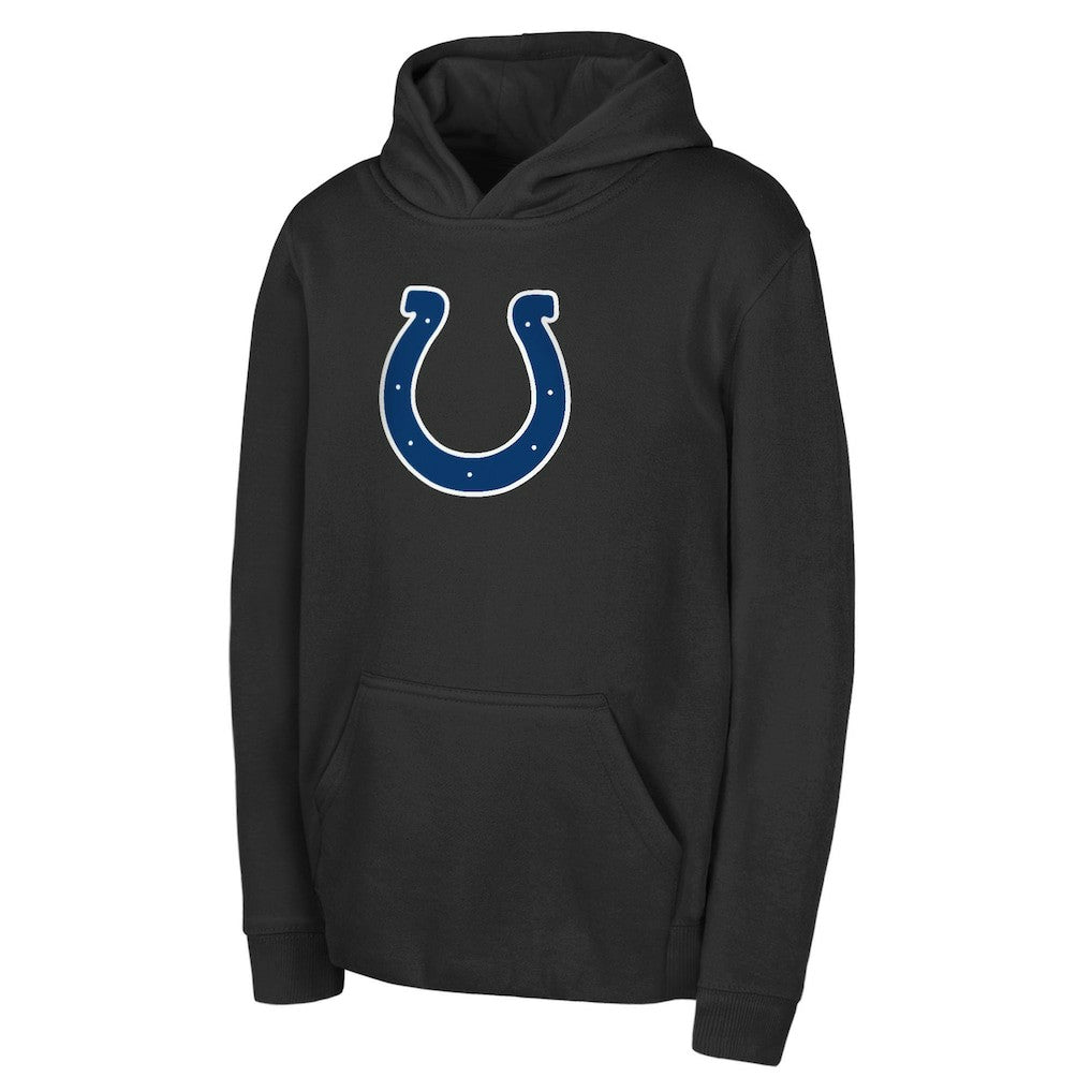 Indianapolis Colts Youth Team Logo Pullover Hoodie Black - NFL