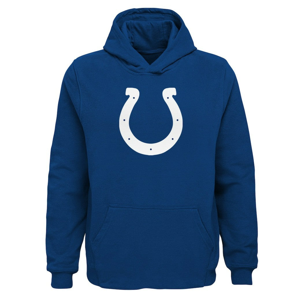 Indianapolis Colts Youth Team Logo Pullover Hoodie Royal - NFL