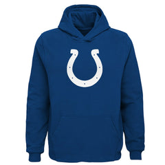 Indianapolis Colts Youth Team Logo Pullover Hoodie Royal - NFL