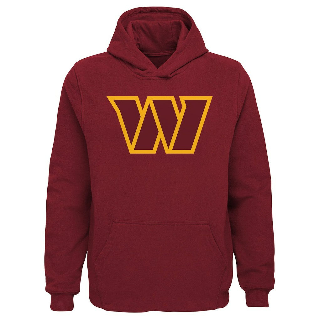 Washington Commanders Youth Team Logo Pullover Hoodie Burgundy - NFL