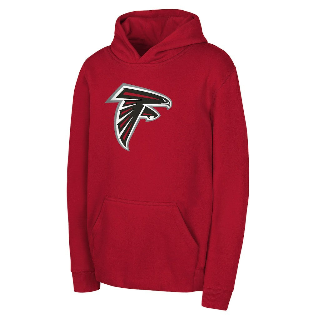 Atlanta Falcons Youth Team Logo Pullover Hoodie Red - NFL