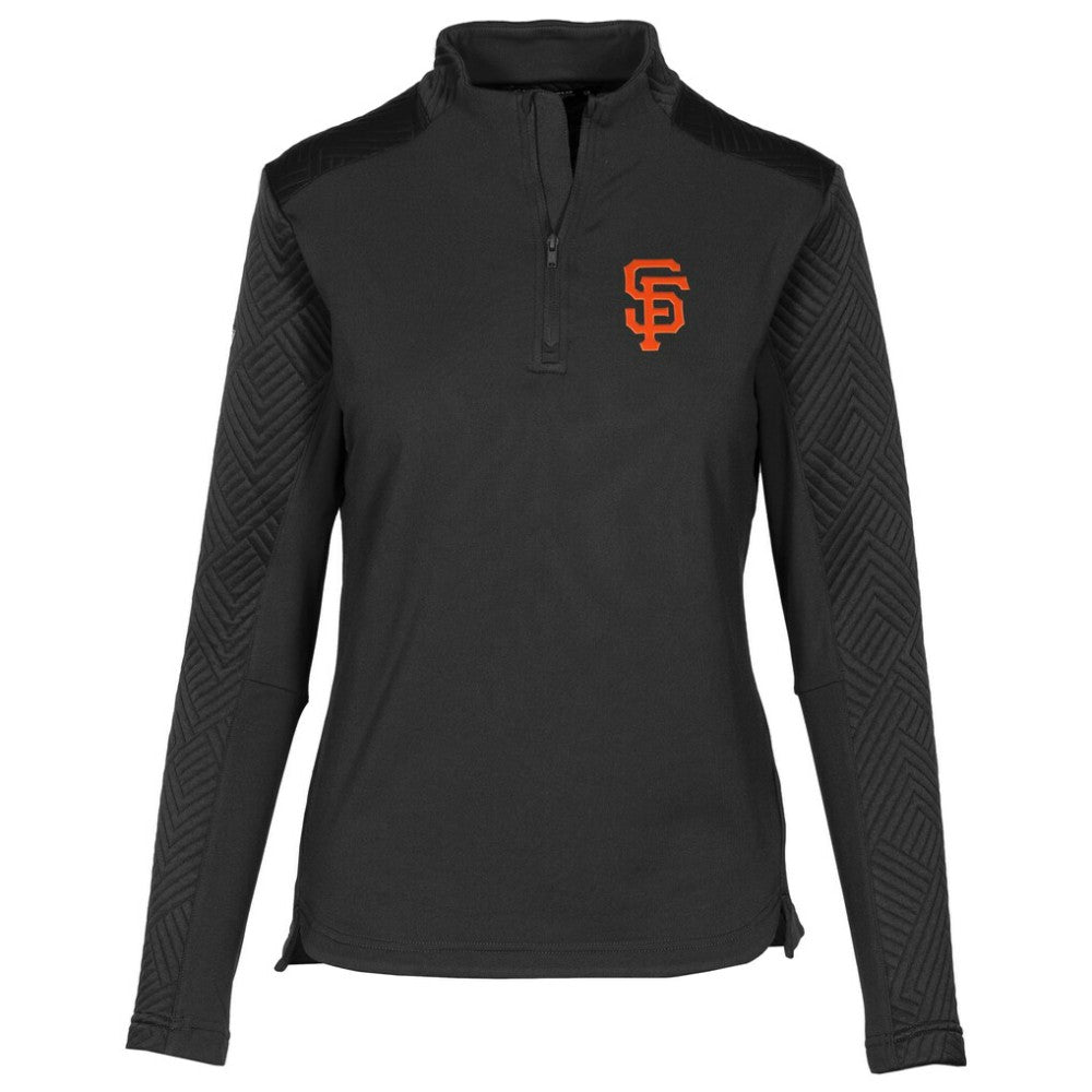 San Francisco Giants Levelwear Women's Daybreak Quarter-Zip Pullover Top Near Me