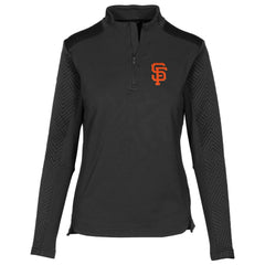 San Francisco Giants Levelwear Women's Daybreak Quarter-Zip Pullover Top Near Me