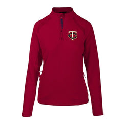 Minnesota Twins Levelwear Women's Hadley Quarter-Zip Pullover Top Lifestyle