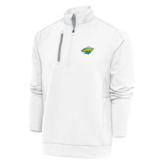 Minnesota Wild - Antigua Special Edition 2.0 Generation Quarter-Zip Pullover Top White