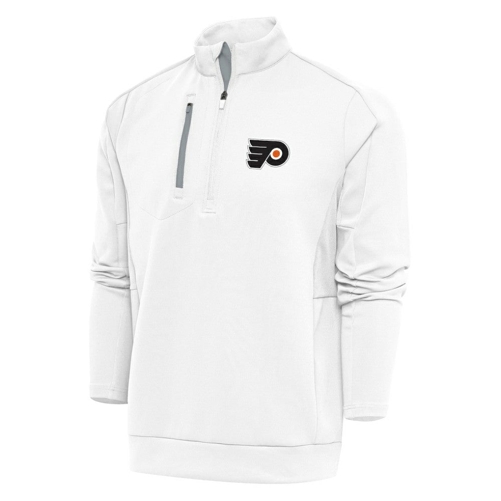 Philadelphia Flyers - Antigua Special Edition 2.0 Generation Quarter-Zip Pullover Top White