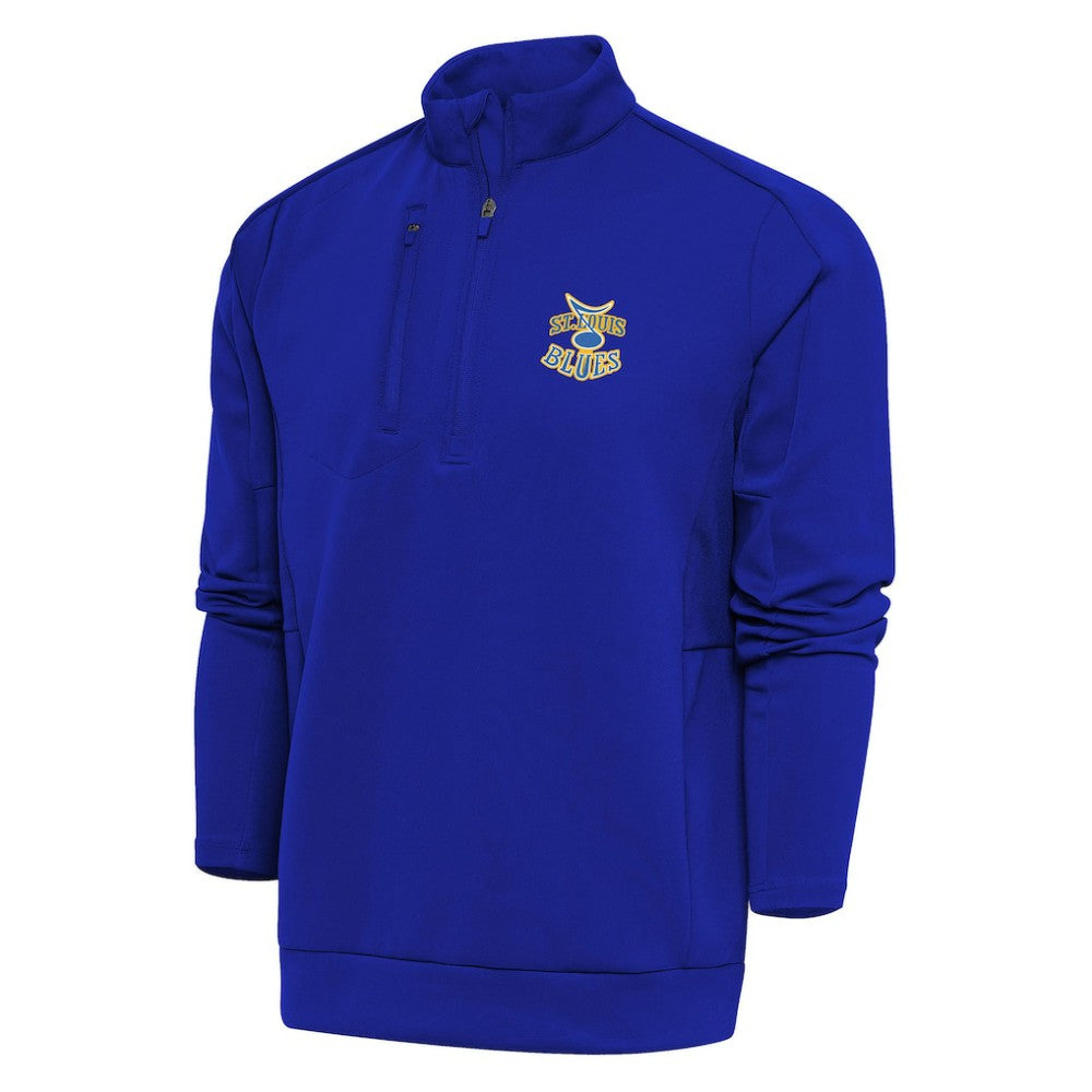 St. Louis Blues - Antigua Special Edition 2.0 Generation Quarter-Zip Pullover Top Royal