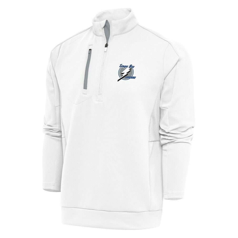 Tampa Bay Lightning - Antigua Special Edition 2.0 Generation Quarter-Zip Pullover Top White
