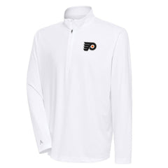 Philadelphia Flyers - Antigua Special Edition 2.0 Tribute Quarter-Zip Pullover Top White