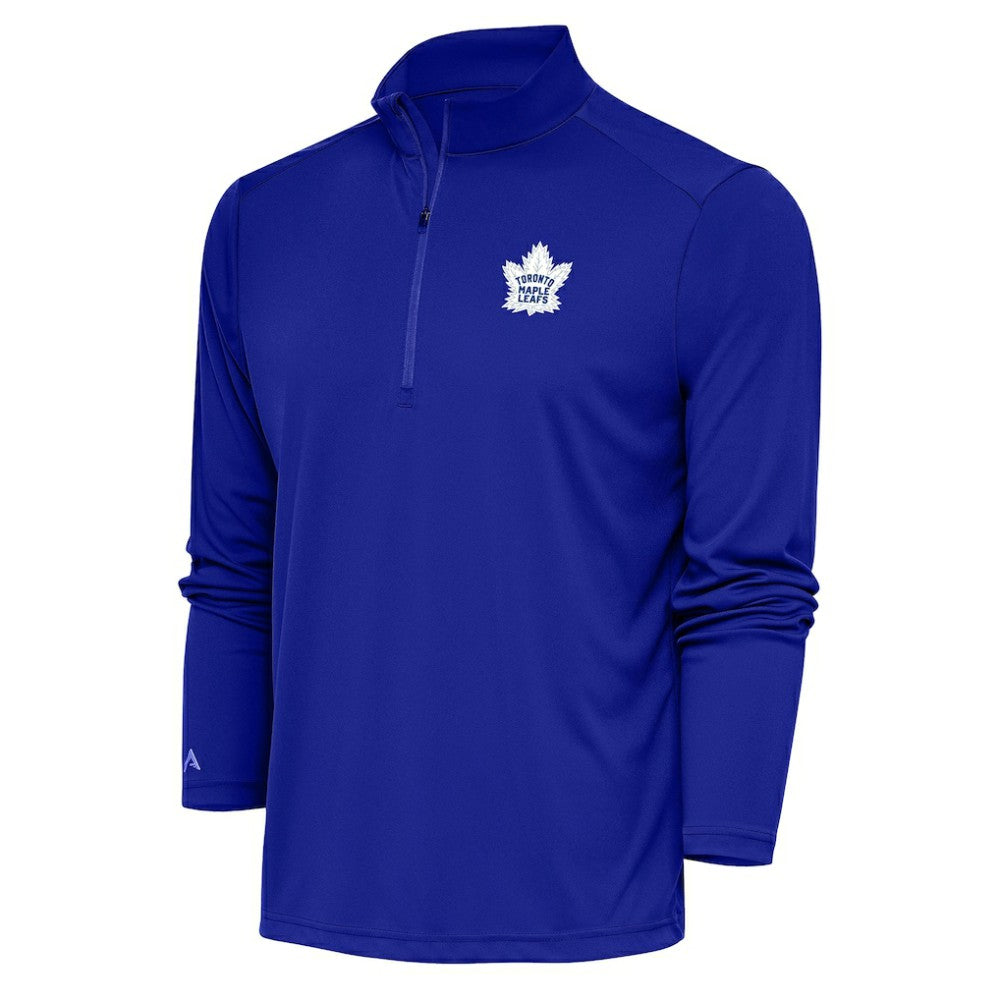 Toronto Maple Leafs - Antigua Special Edition 2.0 Tribute Quarter-Zip Pullover Top Royal
