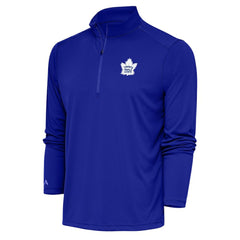 Toronto Maple Leafs - Antigua Special Edition 2.0 Tribute Quarter-Zip Pullover Top Royal