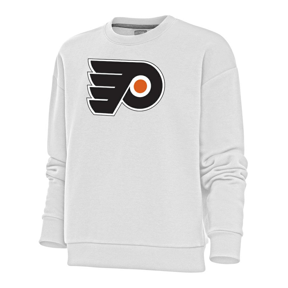Philadelphia Flyers - Antigua Women's Special Edition 2.0 Victory Crewneck Pullover Sweatshirt White