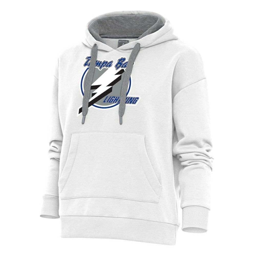 Tampa Bay Lightning - Antigua Women's Special Edition 2.0 Victory Pullover Hoodie White