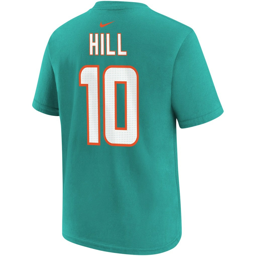 Tyreek Hill Miami Dolphins Youth Player Name & Number T-Shirt Aqua - Nike