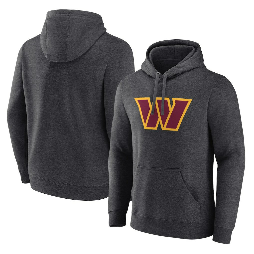 Washington Commanders Primary Logo Pullover Hoodie Charcoal - NFL