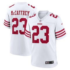 Christian McCaffrey San Francisco 49ers Game Player Jersey White - Nike