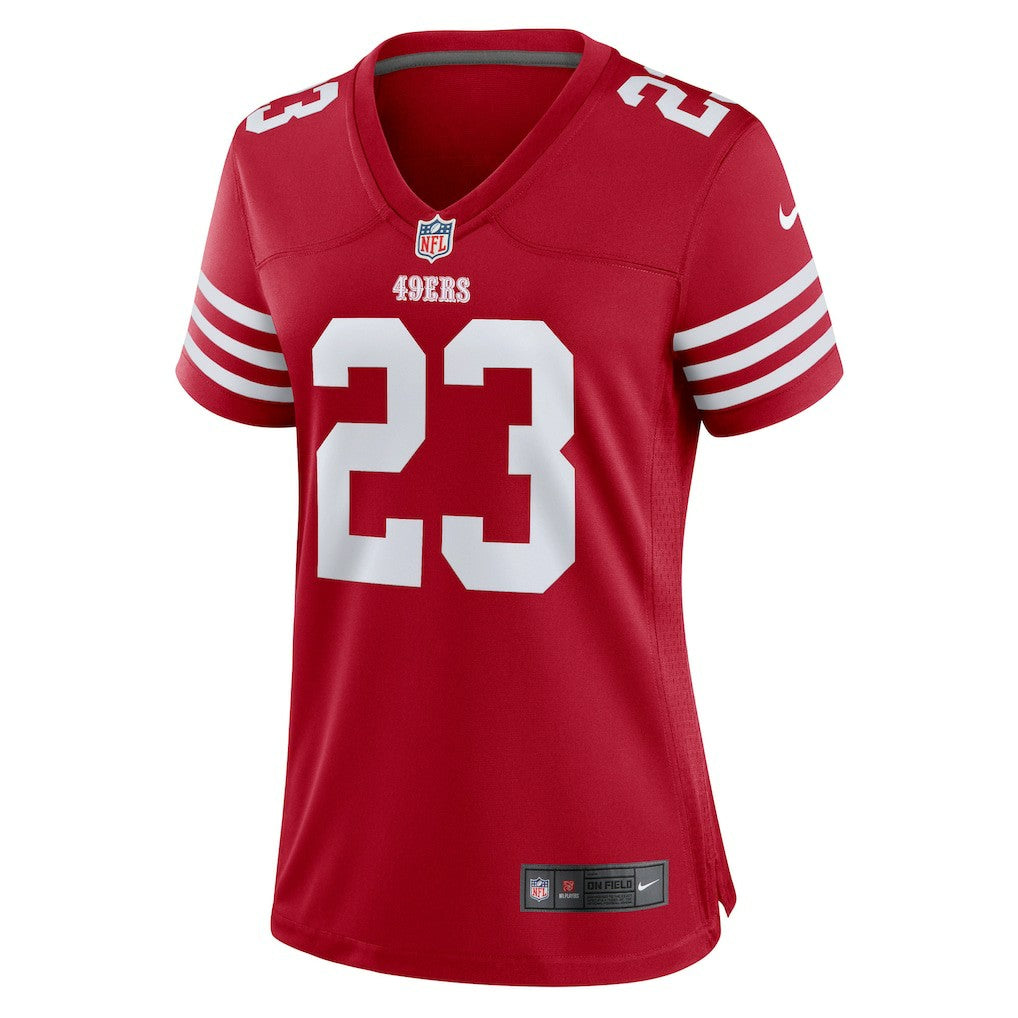 Christian McCaffrey San Francisco 49ers Women's Player Jersey Scarlet - Nike