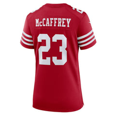 Christian McCaffrey San Francisco 49ers Women's Player Jersey Scarlet - Nike