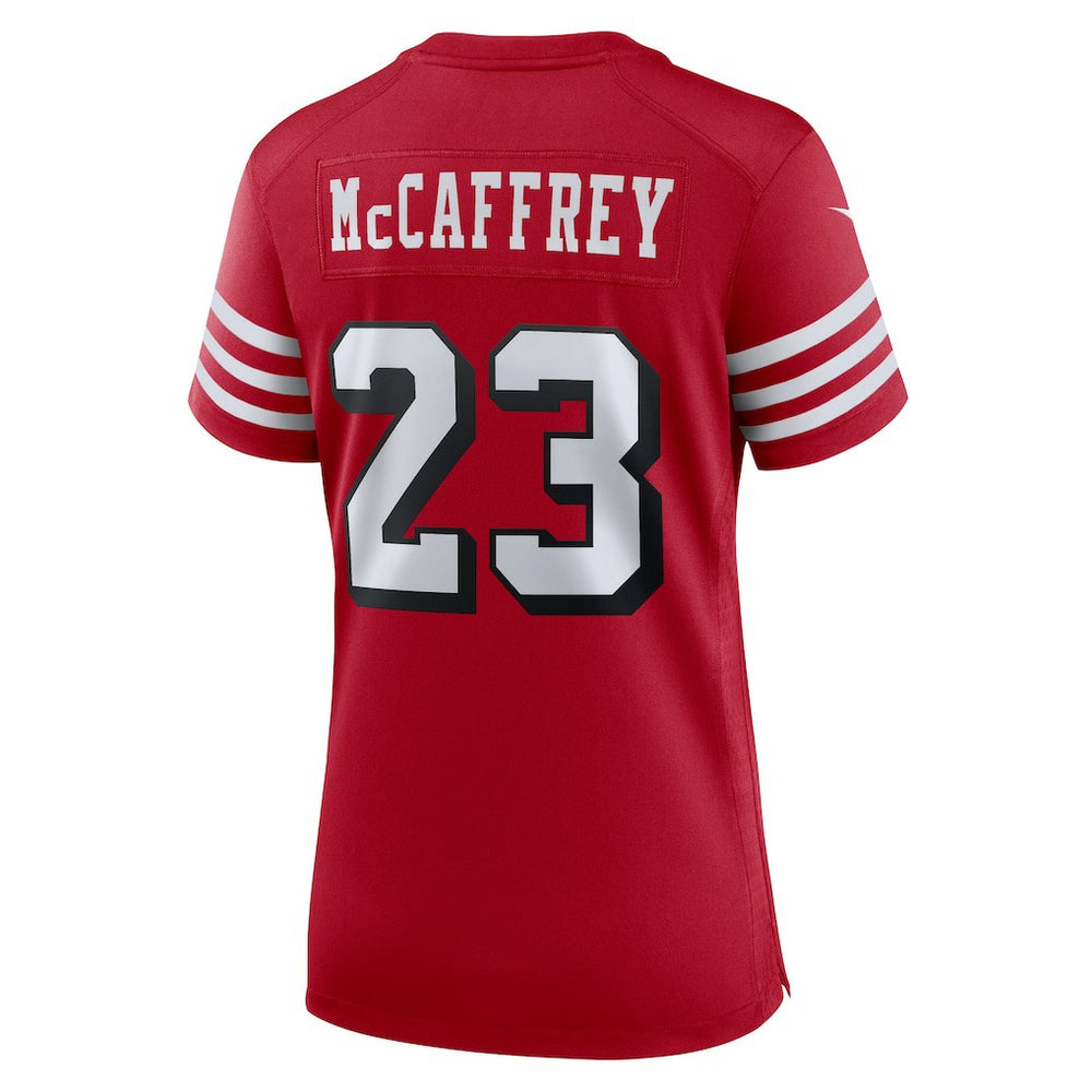 Christian McCaffrey San Francisco 49ers Women's Player Jersey Scarlet - Nike