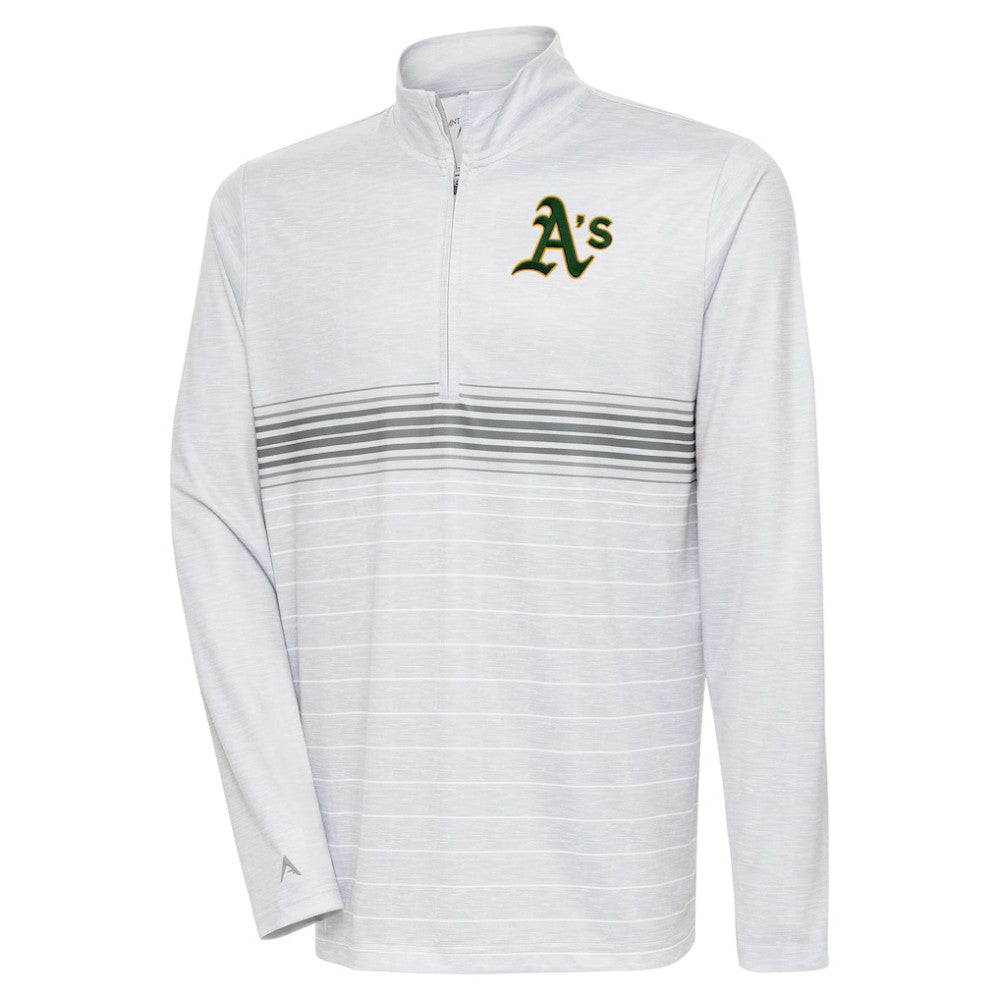 Athletics Antigua Bullseye Quarter-Zip Pullover Top On Sale