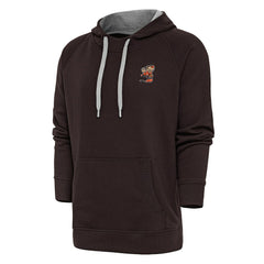 Cleveland Browns Antigua Team Logo Victory Pullover Hoodie Brown - NFL