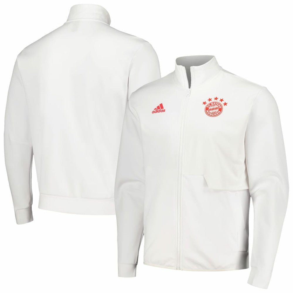 Adidas Bayern Munich 2023/24 Anthem Full-Zip Jacket - White