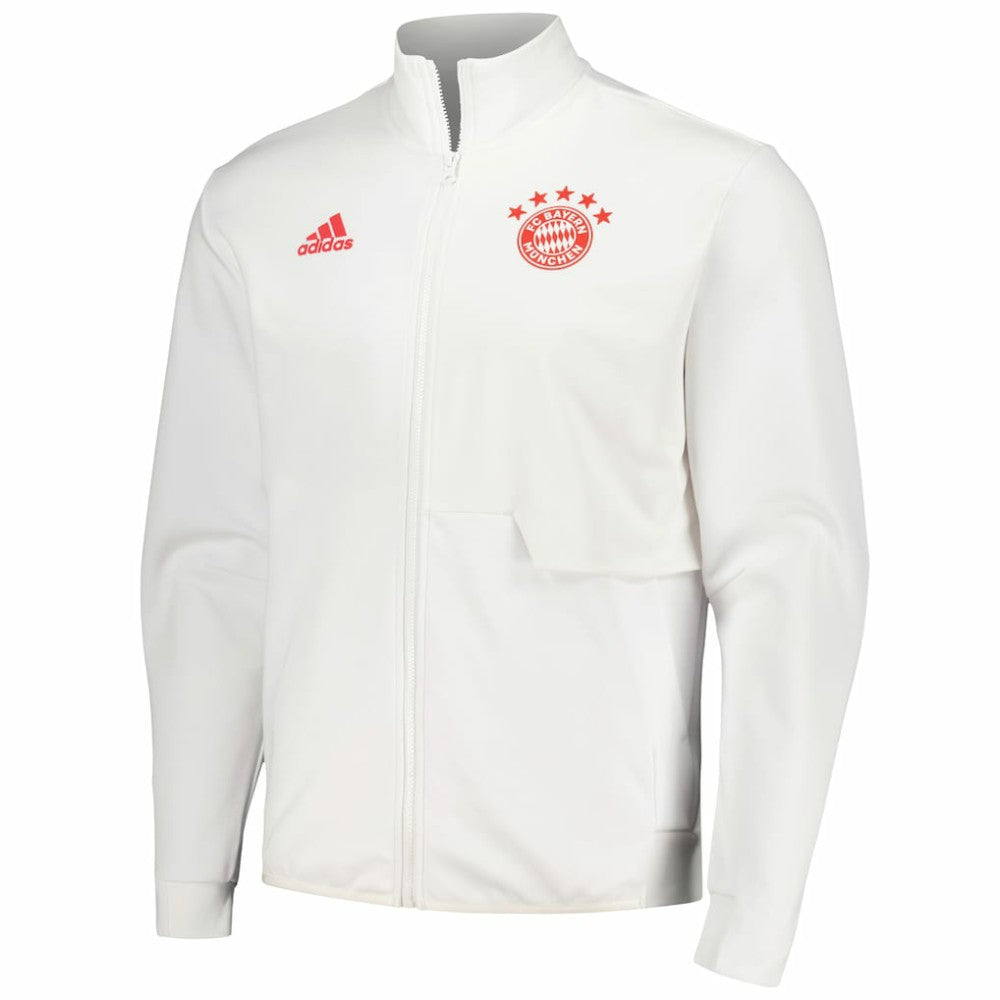 Adidas Bayern Munich 2023/24 Anthem Full-Zip Jacket - White
