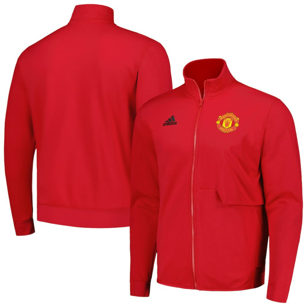 Adidas Manchester United 2023/24 Anthem Full-Zip Jacket - Red