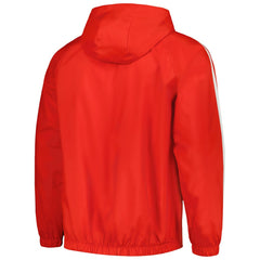 Adidas Bayern Munich 2023/24 DNA Raglan Full-Zip Windbreaker - Red