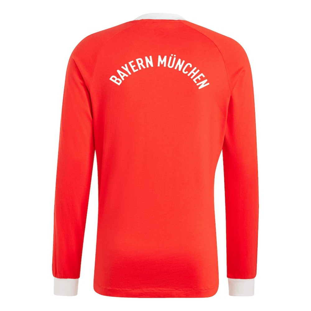 Adidas Bayern Munich Originals Energy Drop '70s Long Sleeve Jerseys - Red