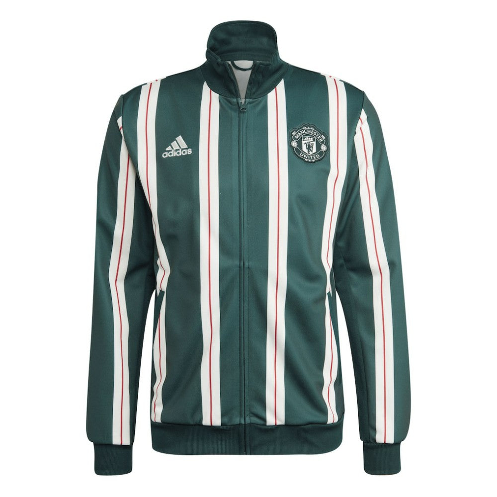 Adidas Manchester United Lifestyle Full-Zip Track Top - Green