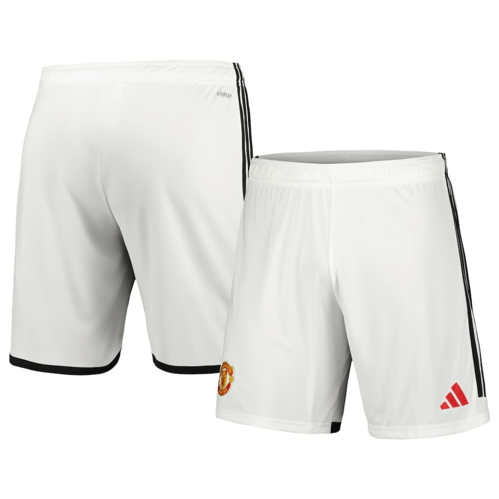 Adidas Manchester United 2023/24 Home Replica Shorts - White