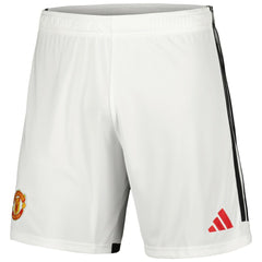 Adidas Manchester United 2023/24 Home Replica Shorts - White
