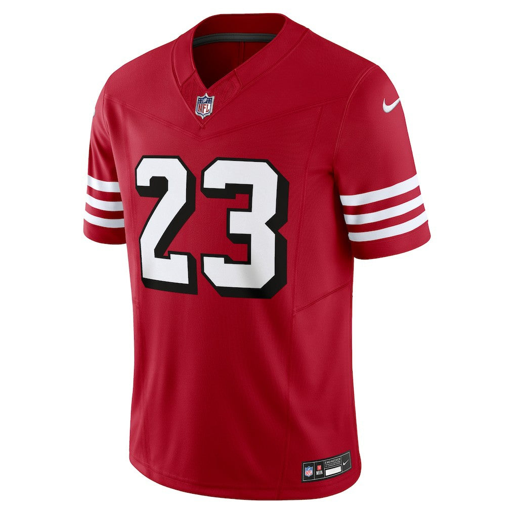Christian McCaffrey San Francisco 49ers Vapor F.U.S.E. Limited Jersey - Scarlet | NFL Jerseys