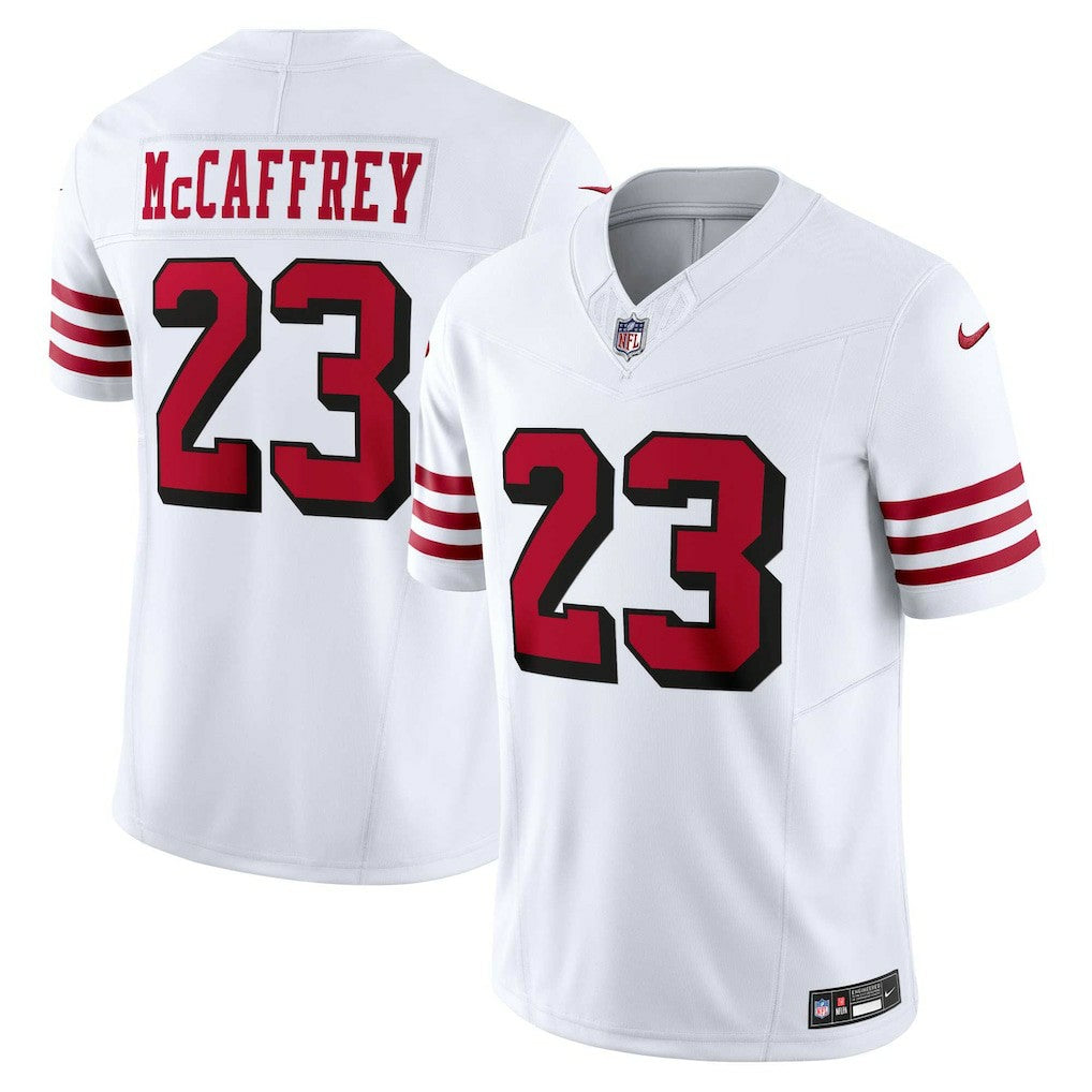 Christian McCaffrey San Francisco 49ers Vapor F.U.S.E. Limited 2nd Alternate Jersey White - Nike