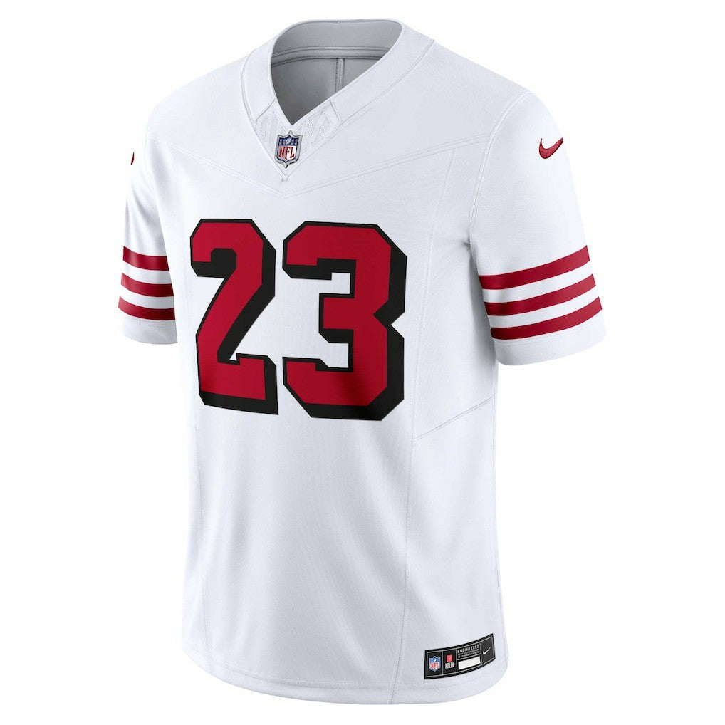 Christian McCaffrey San Francisco 49ers Vapor F.U.S.E. Limited 2nd Alternate Jersey White - Nike