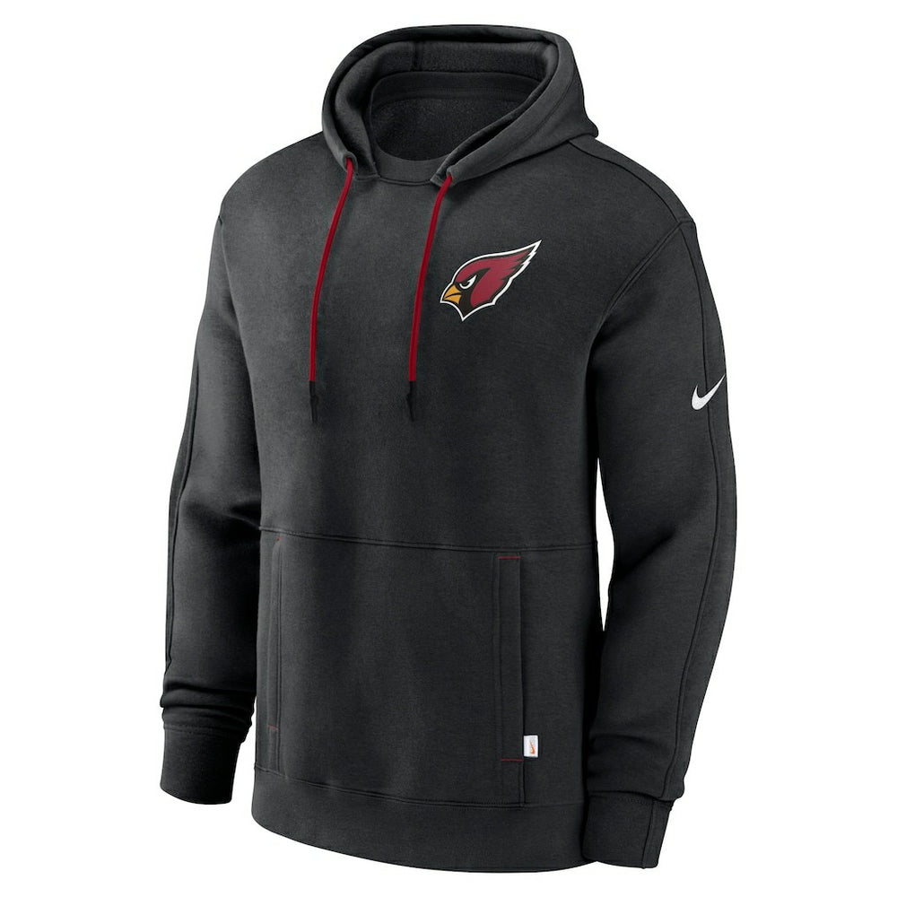 Arizona Cardinals Layered Logo Statement Pullover Hoodie Black - Nike