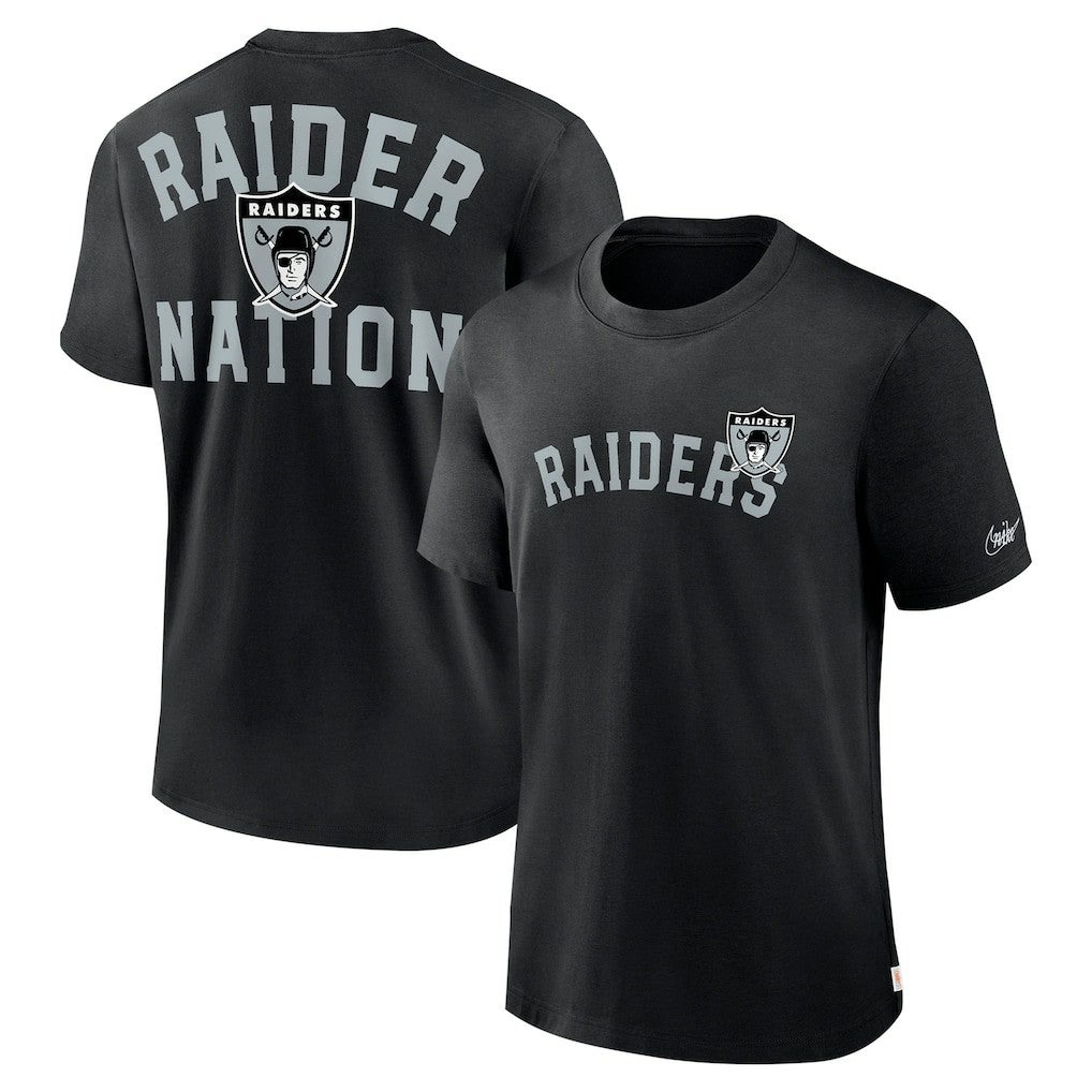 Las Vegas Raiders Rewind Slogan T-Shirt Black - Nike