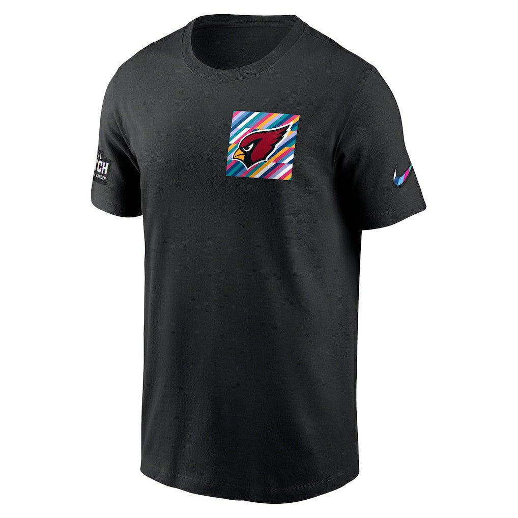 Arizona Cardinals Crucial Catch Sideline Tri-Blend T-Shirt Black - Nike