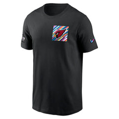 Arizona Cardinals Crucial Catch Sideline Tri-Blend T-Shirt Black - Nike