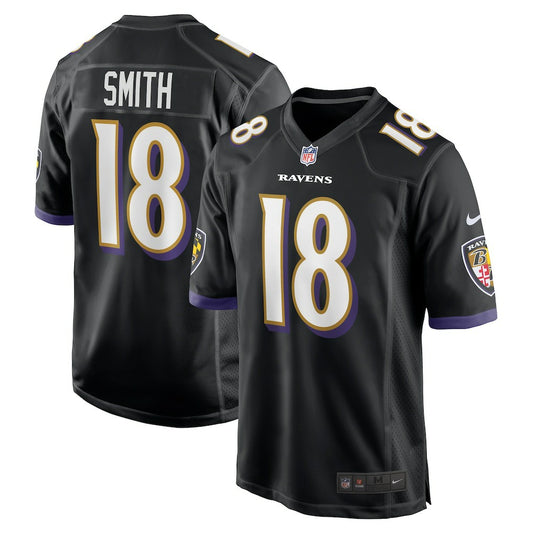 Roquan Smith Baltimore Ravens Alternate Game Jersey - Black | NFL Jerseys