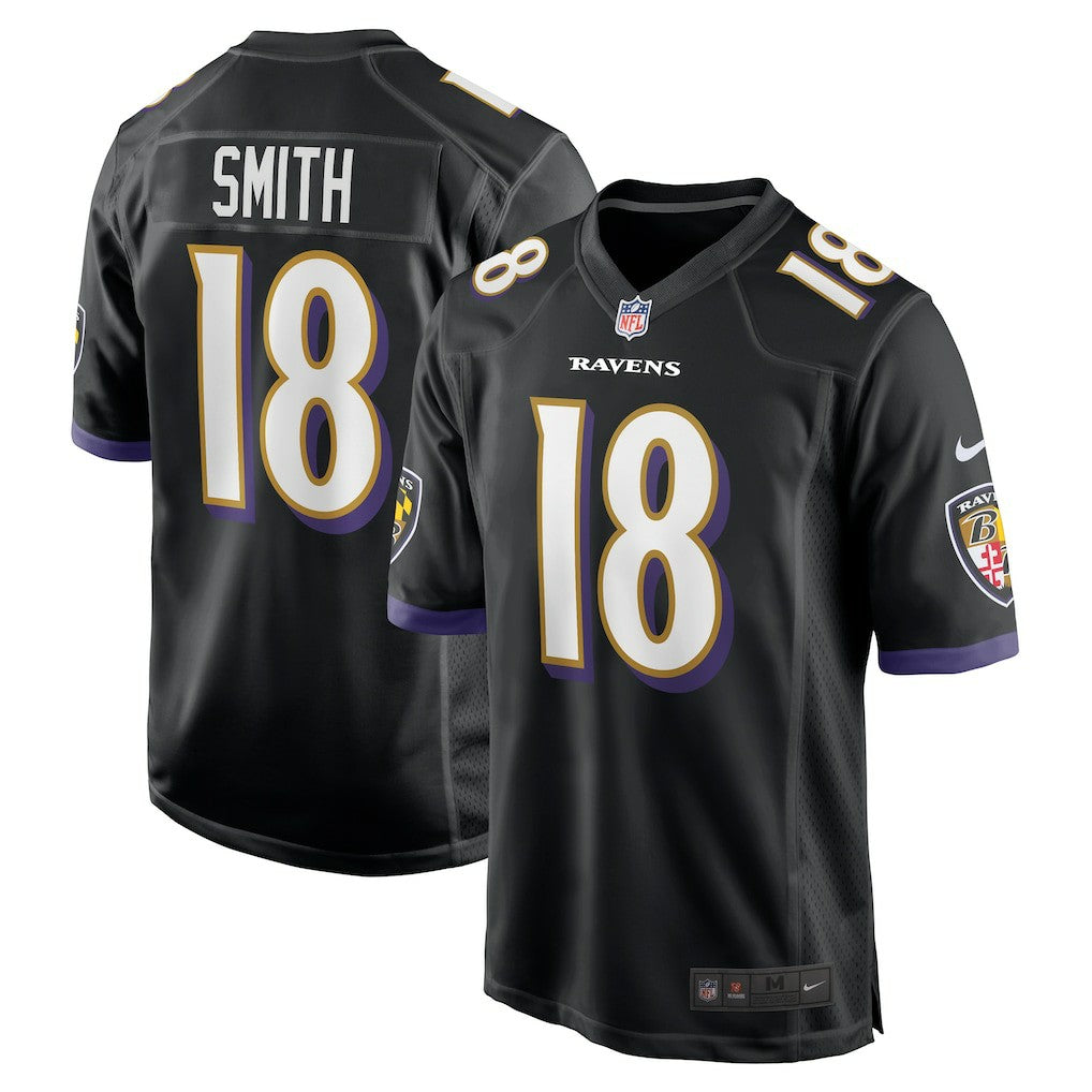 Roquan Smith Baltimore Ravens Alternate Game Jersey Black - Nike