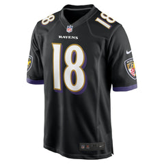 Roquan Smith Baltimore Ravens Alternate Game Jersey Black - Nike