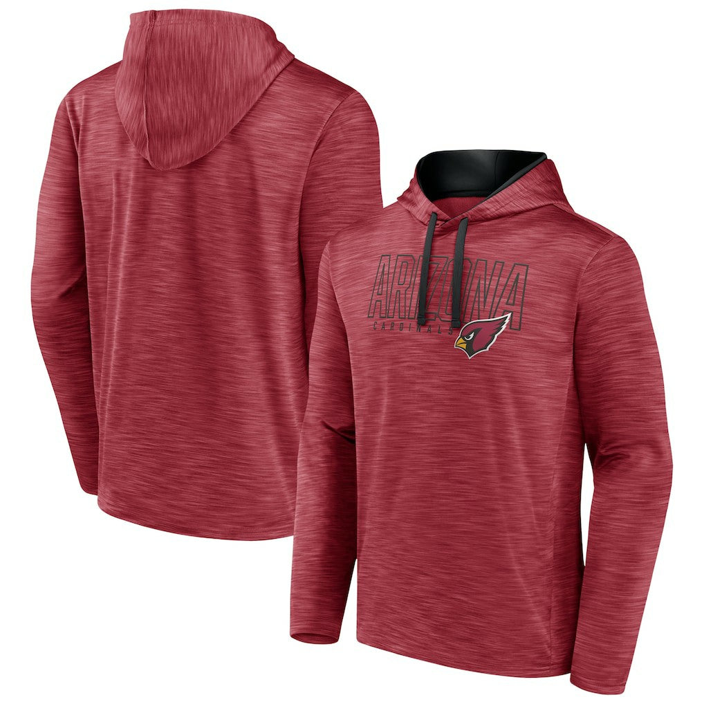 Arizona Cardinals Hook and Ladder Pullover Hoodie Heather Cardinal - Fanatics