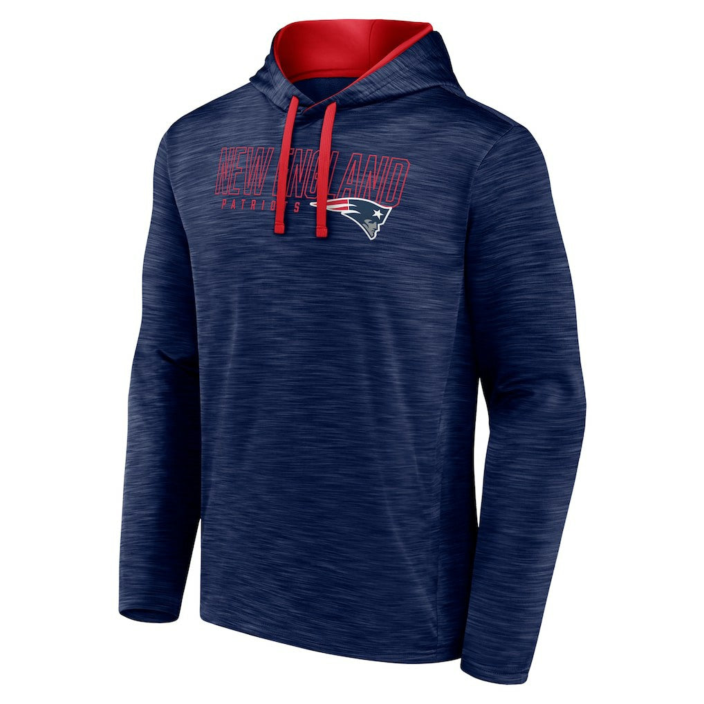 New England Patriots Hook and Ladder Pullover Hoodie Heather Navy - Fanatics
