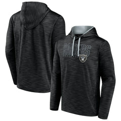 Las Vegas Raiders Hook and Ladder Pullover Hoodie Heather Black - Fanatics