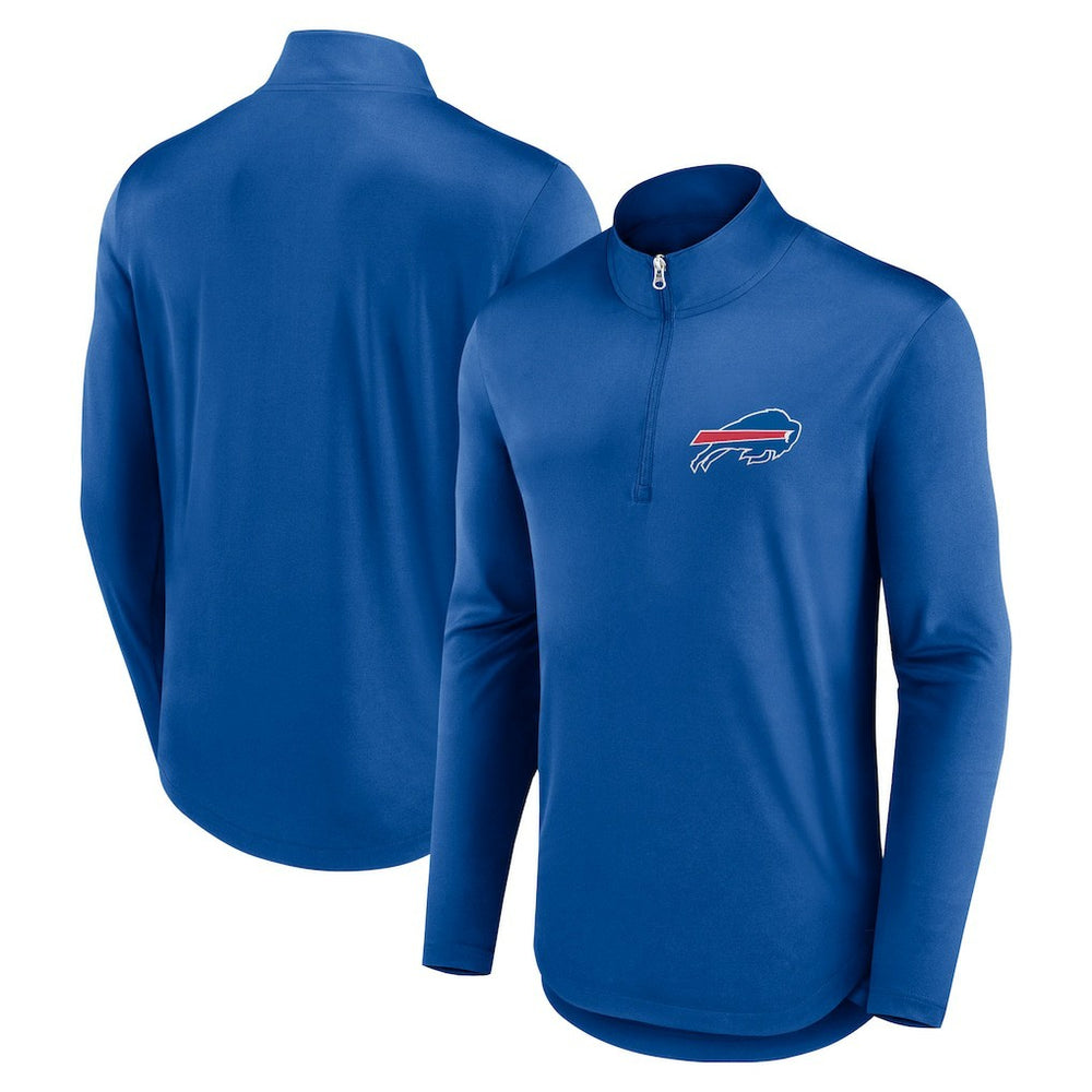 Buffalo Bills Quarterback Quarter-Zip Top Royal - Fanatics