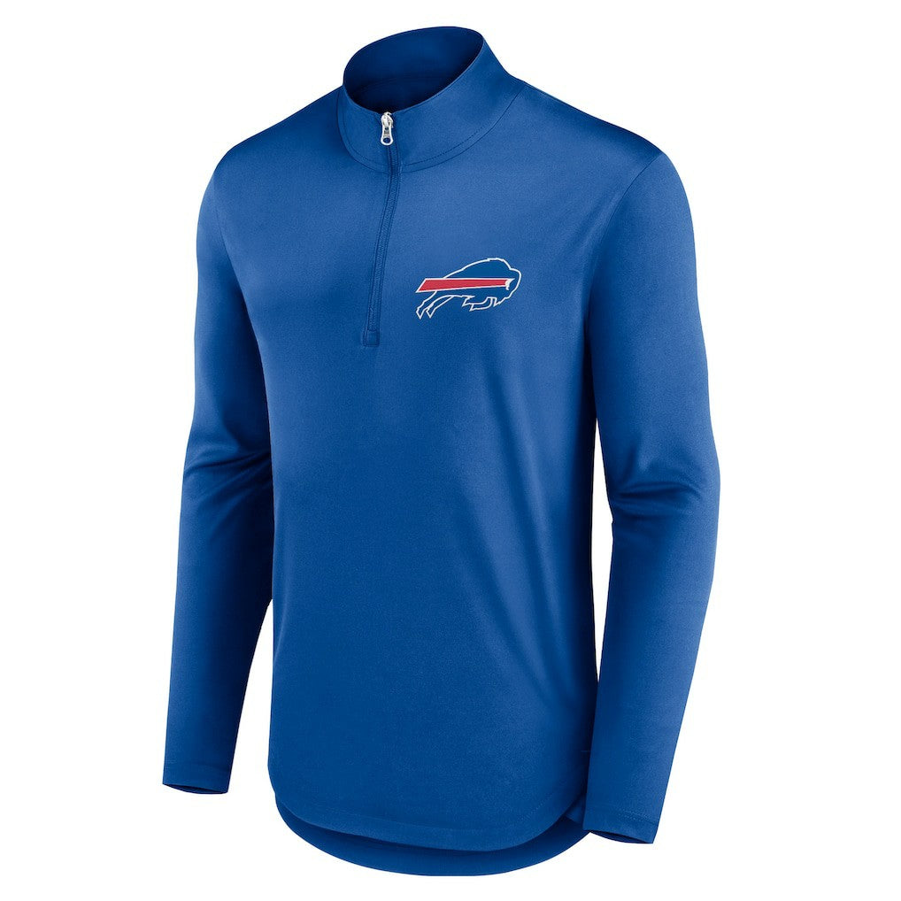 Buffalo Bills Quarterback Quarter-Zip Top Royal - Fanatics