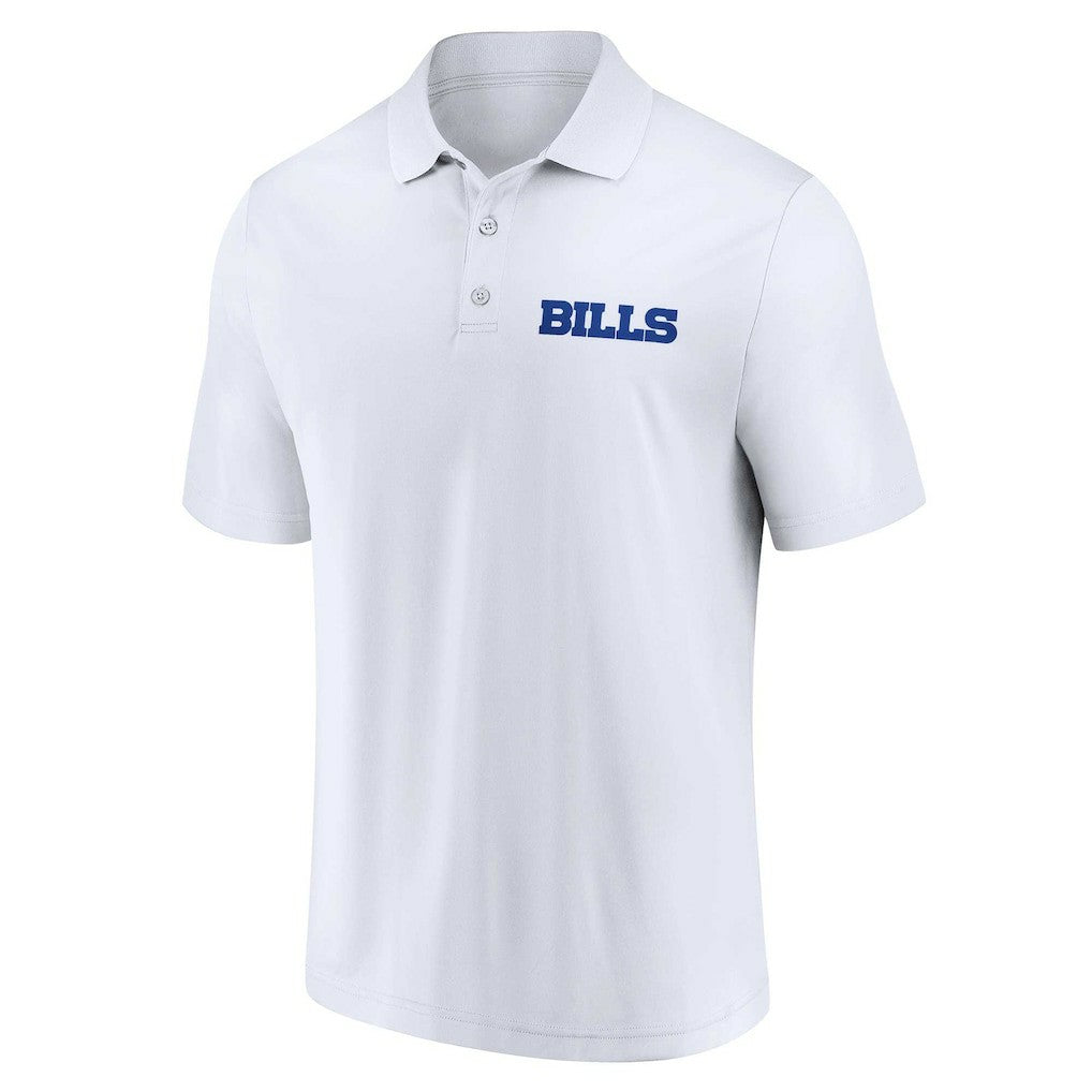 Buffalo Bills Lockup Two-Pack Polo Set White/Royal - Fanatics